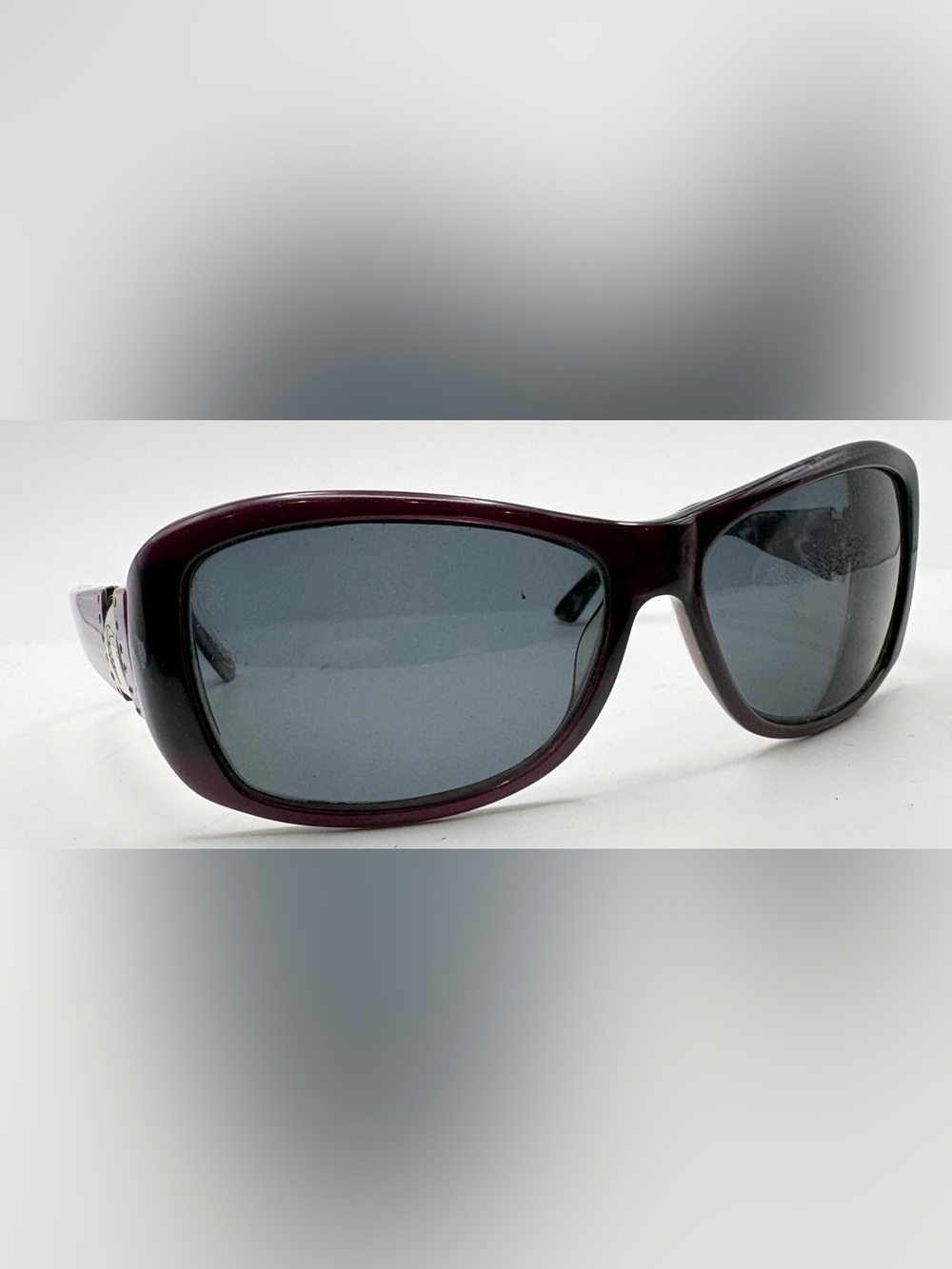 E21211 K42 Purple Oval Sunglasses Frames Only Italy